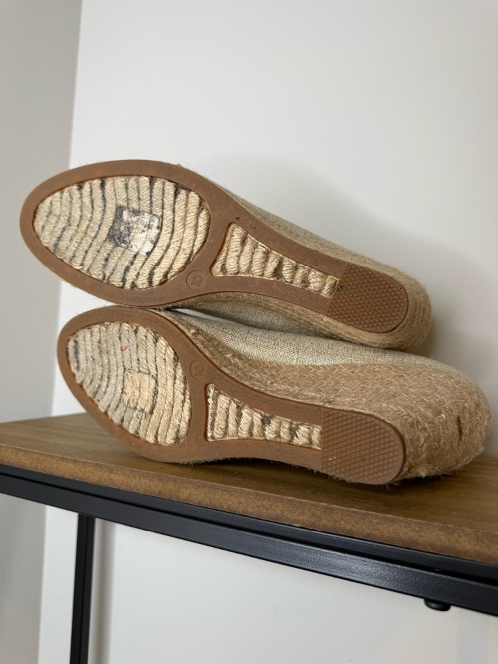 J. Crew Seville espadrille wedges in metallic canvas - Picture 11 of 11